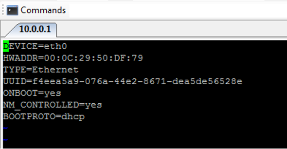 Card 1 Linux Route Two Card Network