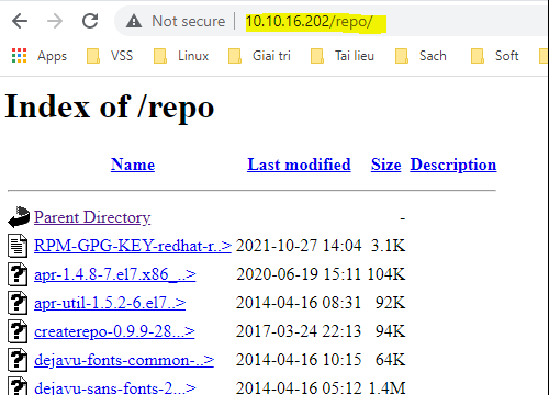 Creating a Local YUM Package Repository